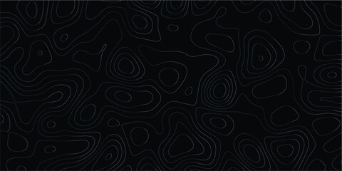 Elevation map design with continuous abstract lines for creative backgrounds

