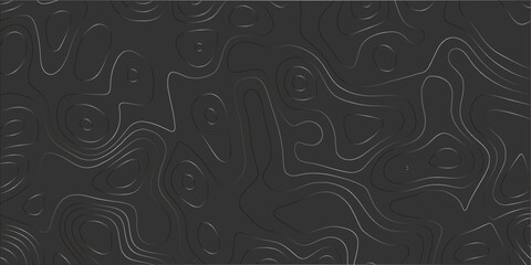Line art inspired by elevation maps forming a continuous abstract terrain pattern

