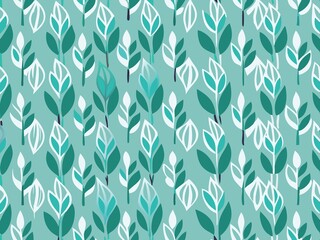 seamless background with leaves, seamless pattern with leaves, seamless floral pattern