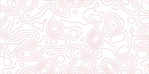 Obraz premium Decorative background with seamless abstract lines resembling terrain or elevation contours