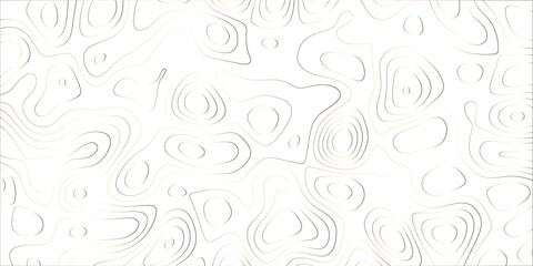 Hand-drawn topographic map style with elegant abstract contour lines and curves

