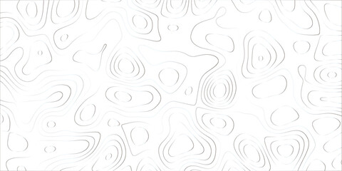 Artistic elevation map pattern with fluid contour lines in a seamless layout

