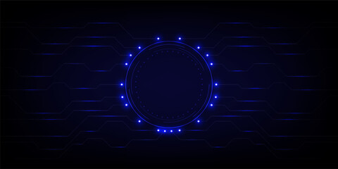 Technology dark blue white gradient background, business technology digital communication template, artificial intelligence creative illustration element, banner poster cover pattern graphic vector.