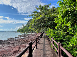 Obraz premium Mu Ko Phetra National Park is the most famous landmark in Satun, Thailand