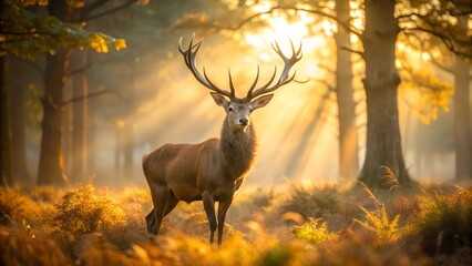 Stunning 8K Resolution Image of a Wild Deer - Majestic Forest Photography
