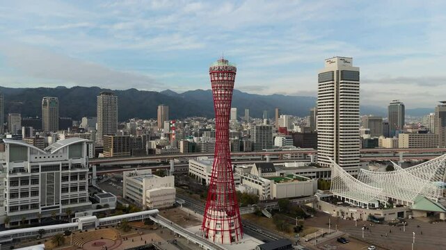 Breathtaking Drone Footage Over Kobe City