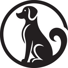 Dog logo vector