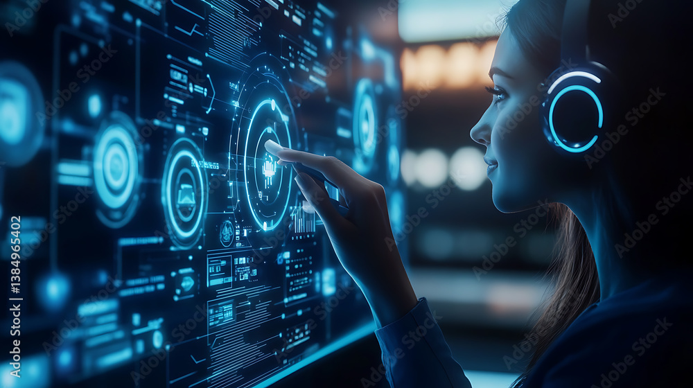 Poster an ai powered customer service chatbot providing instant responses to customer inquiries and improvi