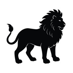 lion vector silhouette
