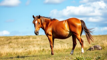 Obraz premium horse in the field