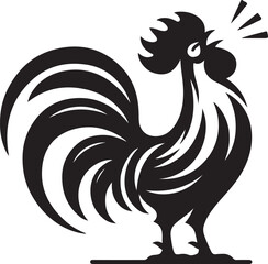 Rooster logo vector