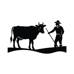 cow vector silhouette