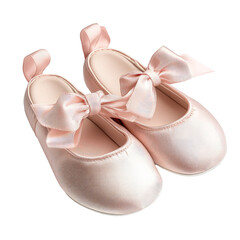 Charming Baby Ballet Flats on transparent background