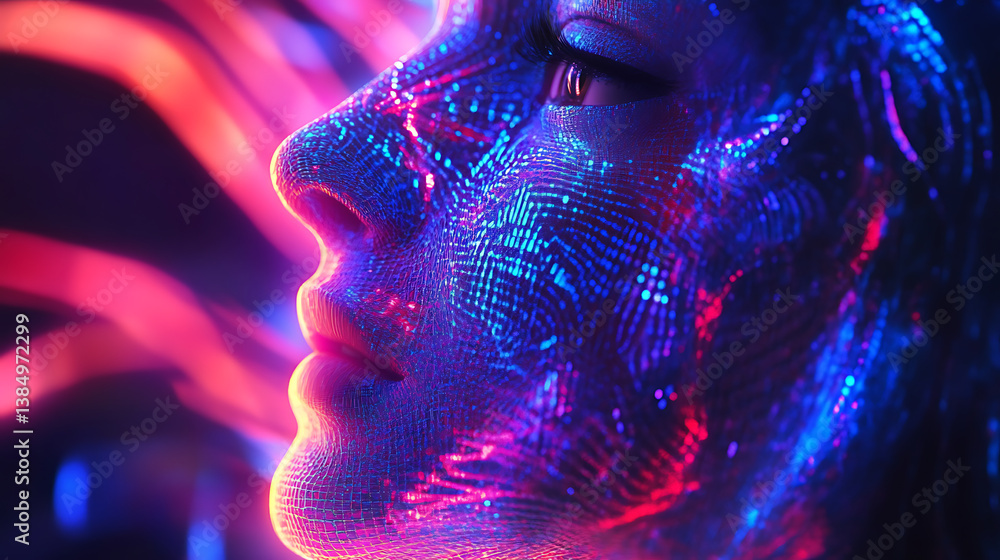 Fototapete an ai powered digital art generator creating unique artworks based on user input and artistic prefer