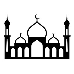 mosque silhouette