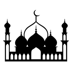 mosque silhouette