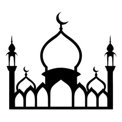 mosque silhouette