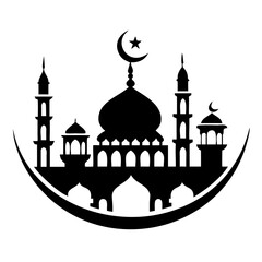 mosque silhouette