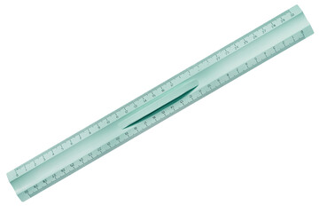 Metric ruler isolated