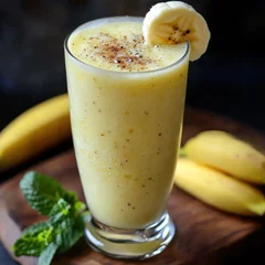 Gardinen banana smoothie with banana © KHENG