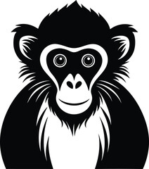 monkey silhouette vector art