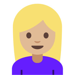 Woman (Light Skin, Blonde Hair)
