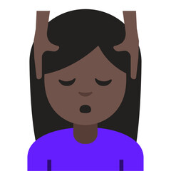 Head Massage (Dark Skin)
