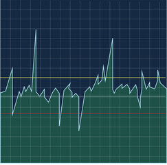 graph of a computer processor vector design clean and unique latest illustration