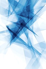 Abstract blue geometric shapes