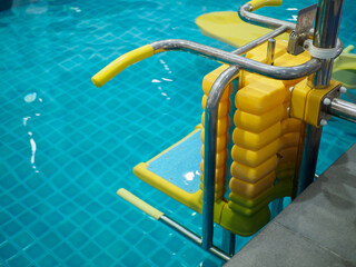 Hydrotherapy for health with warm water in the whirlpool