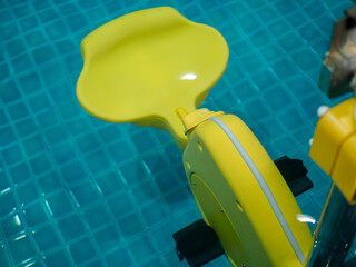 Hydrotherapy for health with warm water in the whirlpool