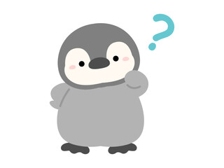 クエスチョンマークと疑問のペンギン
