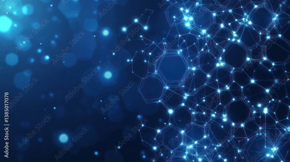 Poster abstract network graphic background design for technology