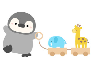 おもちゃとペンギン