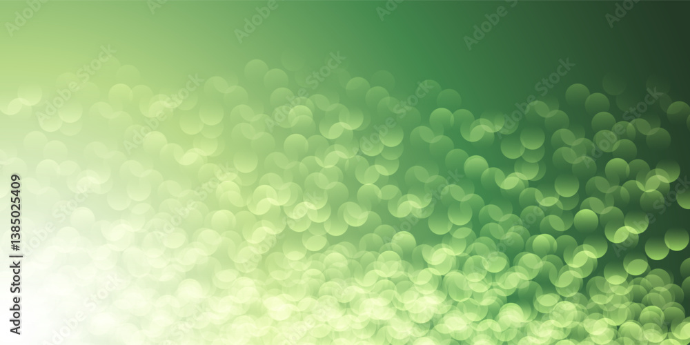 Poster a soft green bokeh pattern background creates a dreamy, ethereal atmosphere. the blurred circles of 