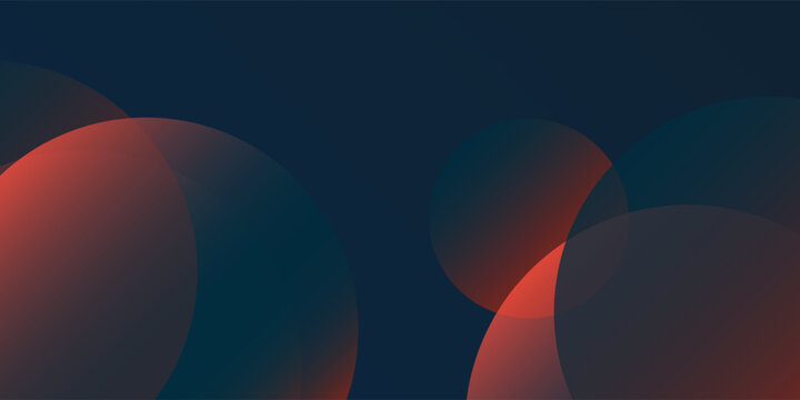 A modern abstract background with overlapping circles in brown, orange and blue. Soft gradients and subtle texture create a vibrant, dynamic, and versatile design.