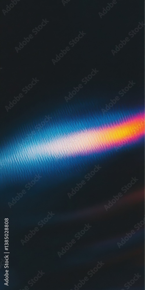 Aufkleber colorful light streaks on dark background creating a dynamic abstract pattern