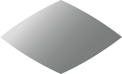 Glossy Soft Gray Vector Symbol – Elegant Abstract Shape for Modern Interfaces, Branding Assets, and Digital Creations
