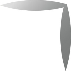 Glossy Soft Gray Vector Symbol – Elegant Abstract Shape for Modern Interfaces, Branding Assets, and Digital Creations