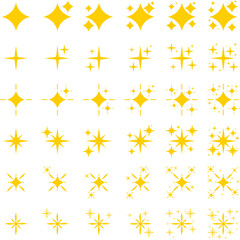 Golden Sparkle Icons Collection