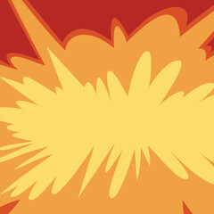 Comic background with radiating burst lines from center. Perfect for expressing shock, sudden realization, or dramatic moments in webtoon, manga, or cartoon scenes