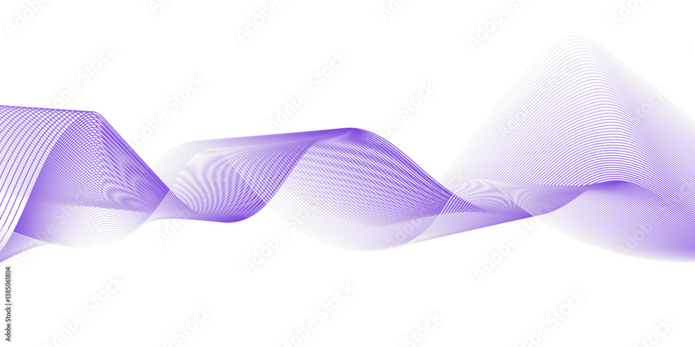 Poster abstract mesh stripe design. music dynamic gradient thin digital line. technology flow web science t