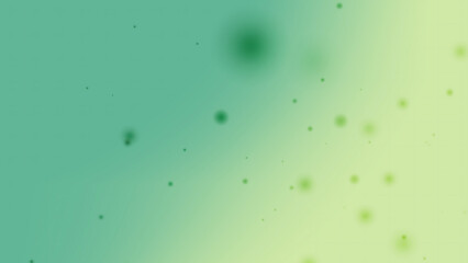 Green and yellow blurred background with small green dots