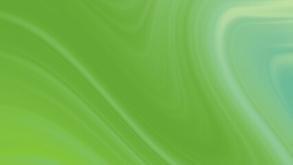 Smooth Green and Aqua Gradient Wave Texture with Flowing Abstract Background