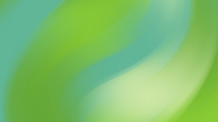 Green and Blue Abstract Gradient Background with Smooth Flowing Shapes