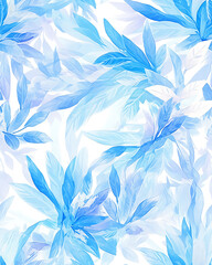 Creative 2D Doodle seamless pattern Floral or flower Illustrations