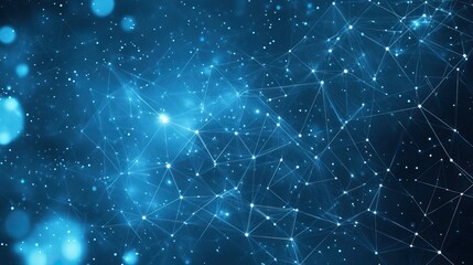 Abstract network graphic