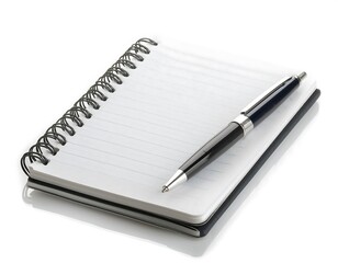 Clean Notepad with Pen &ndash; Creative Writing or Note-Taking Theme