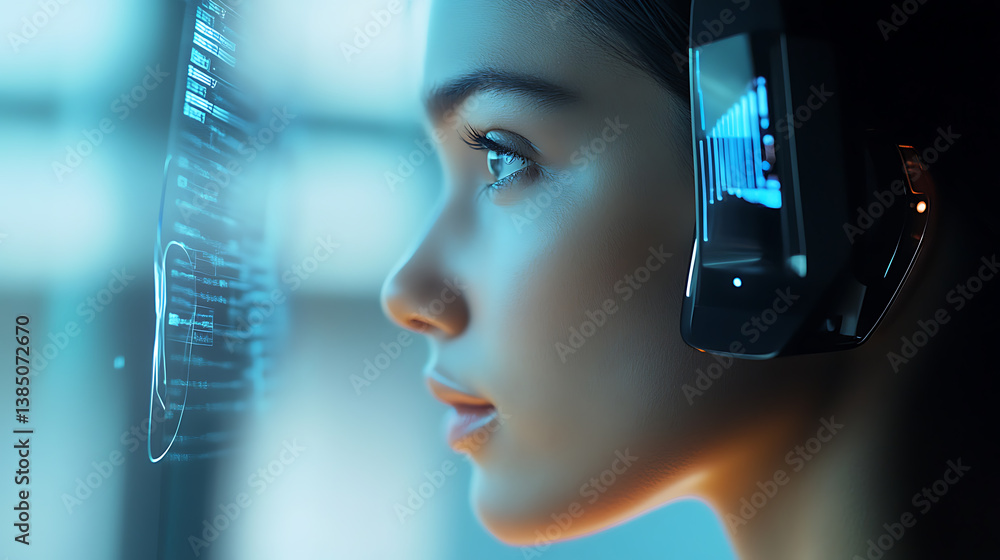 Poster an ai powered real time translation headset allowing users to communicate seamlessly in different la