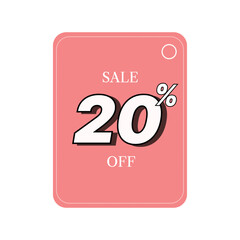 Sale tag 20%
